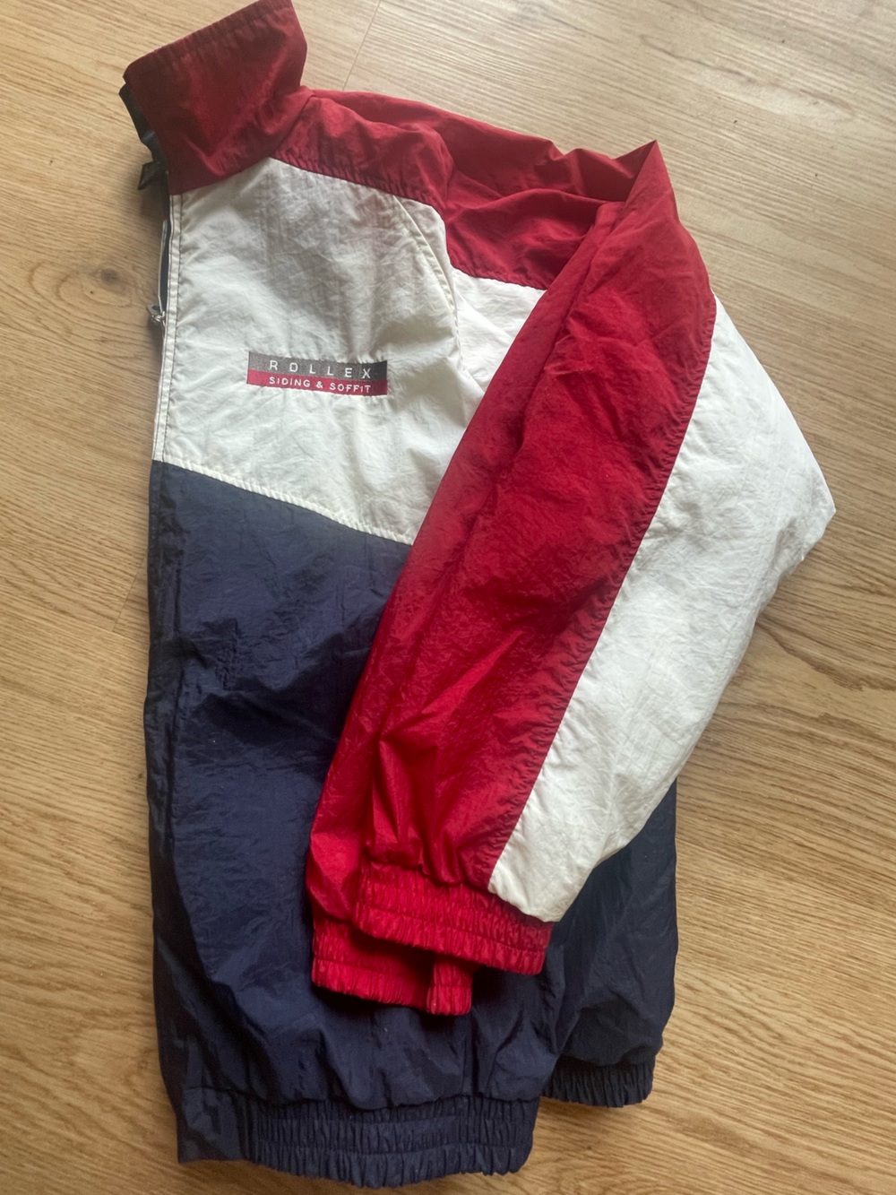 Vintage 1990’s LANDS END ROLLEX Men’s Colorblock Windbreaker